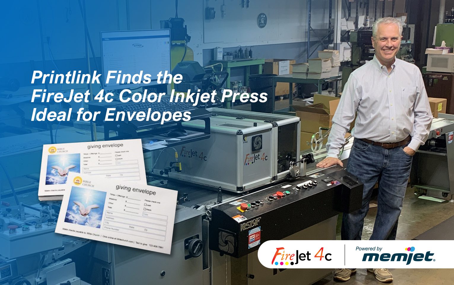Printlink Finds FireJet 4c Color Inkjet Press Ideal for Envelopes