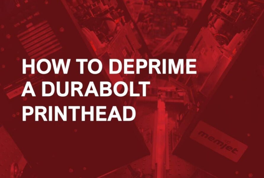 How to Deprime a DuraBolt Printhead
