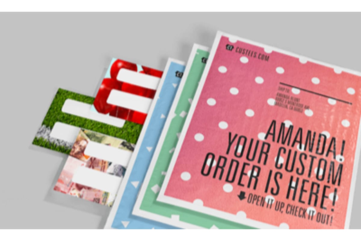 Direct mail samples. Superior Inkjet printing for mailing and addressing.